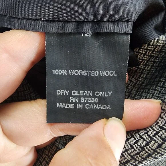 Yves Saint Laurent Jacket Mens 46R Gray Worsted Wool 3 Button Blazer *Read*